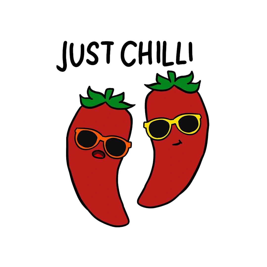 Just Chillin Sticker